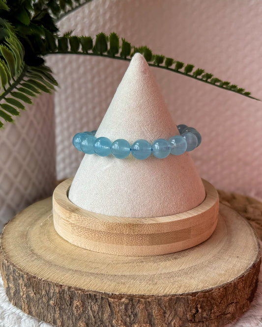 BRACELET EN AIGUE MARINE