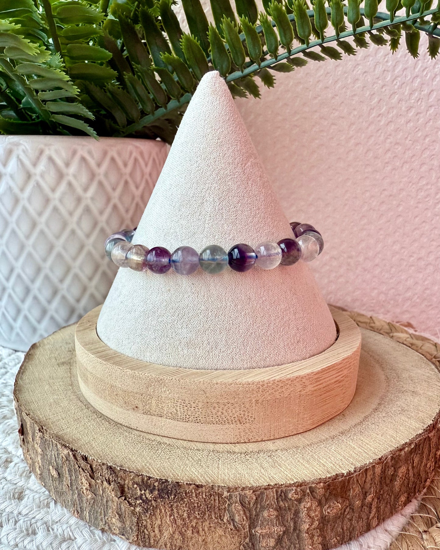 BRACELET FLUORITE MULTICOLORE