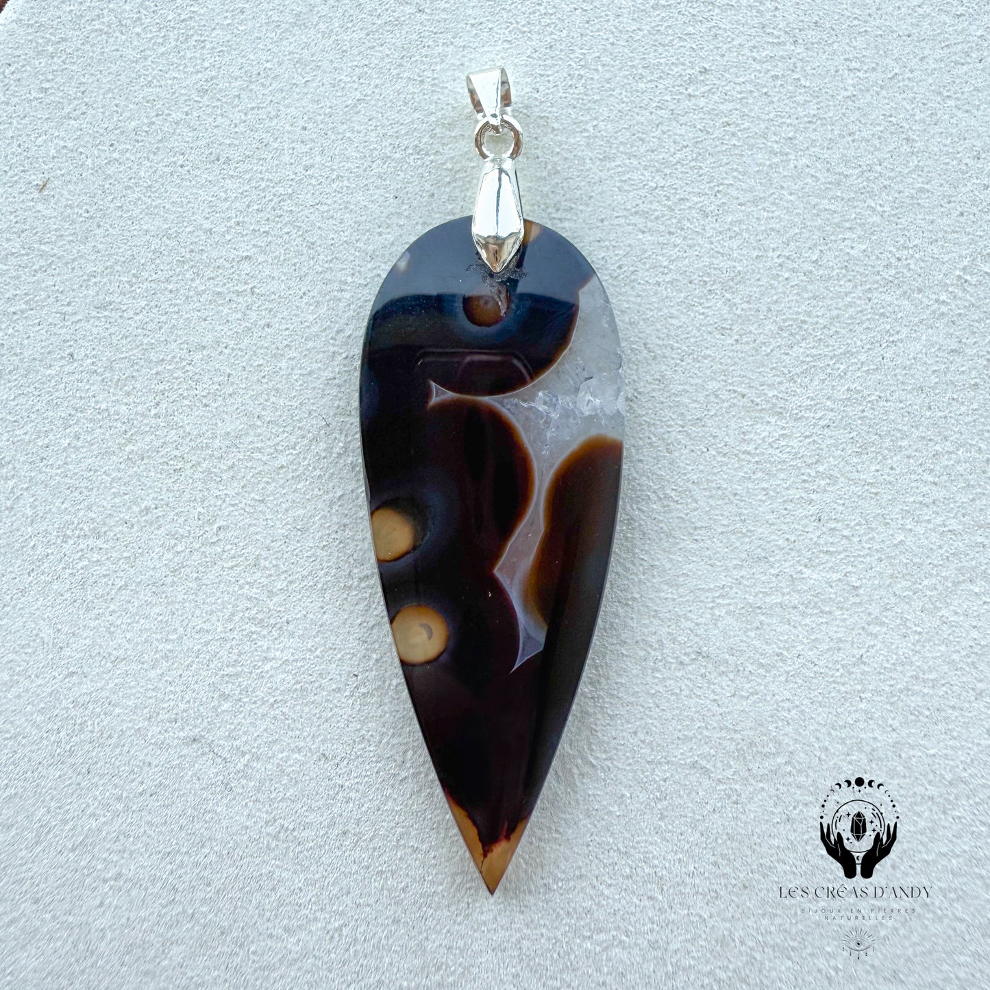 AGATE NOIR ORBICULAIRE
