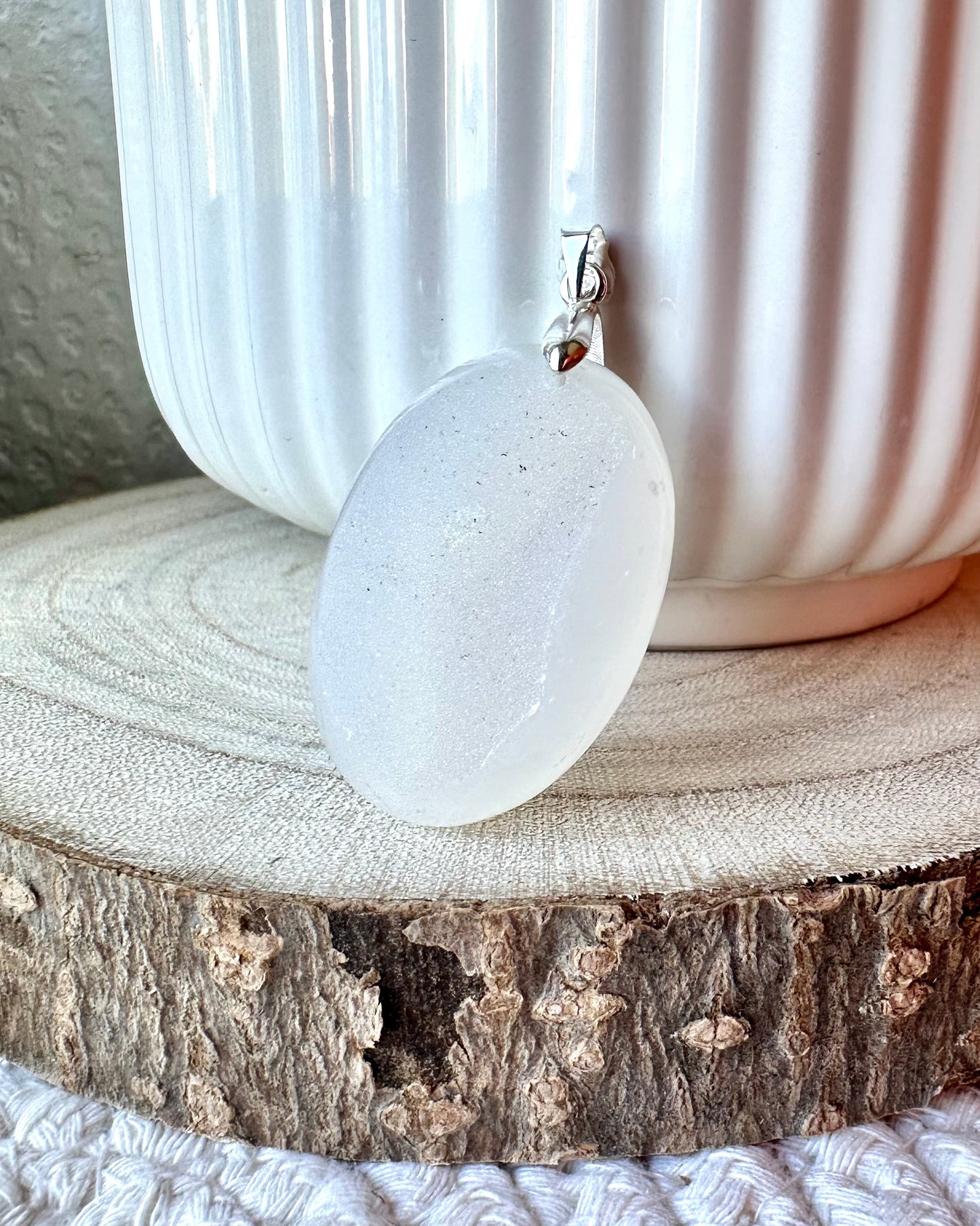 AGATE DRUZY BLANCHE