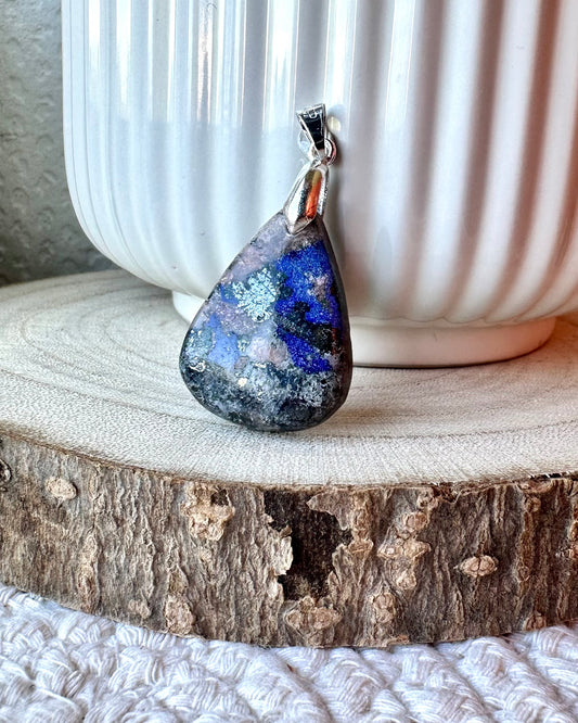 AZURITE-COBALTOCALCITE