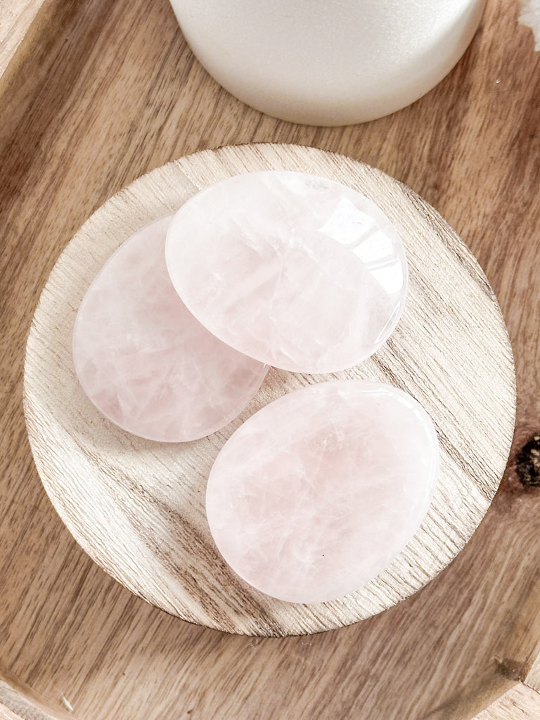 GALET ANTI-STRESS QUARTZ ROSE