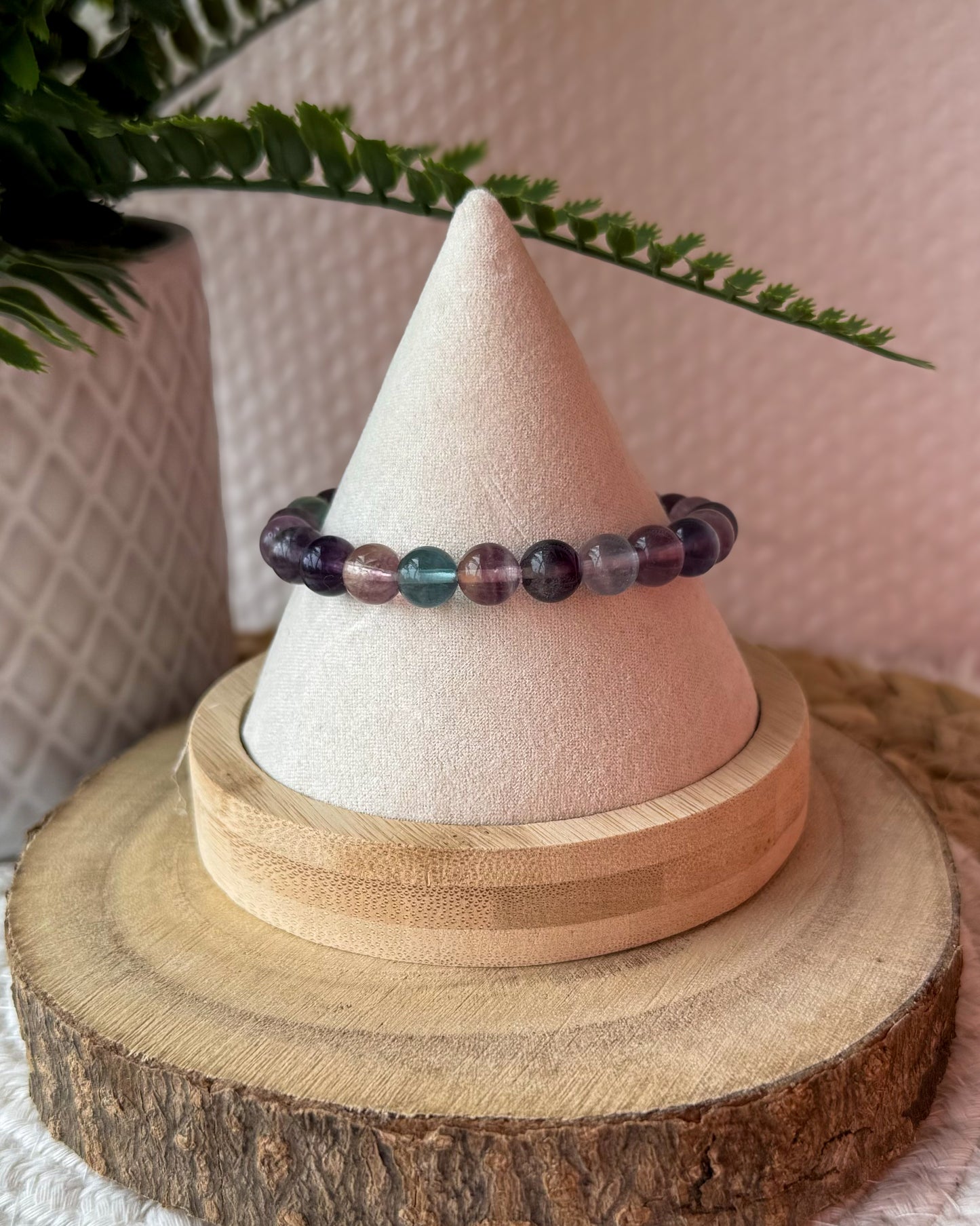 BRACELET FLUORITE MULTICOLORE