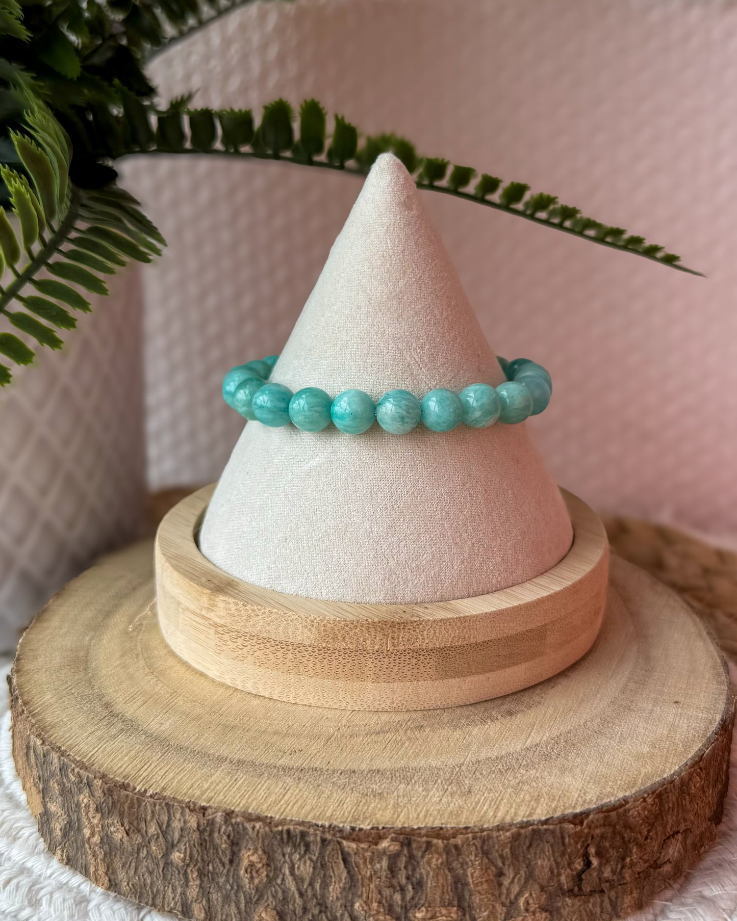 BRACELET EN AMAZONITE