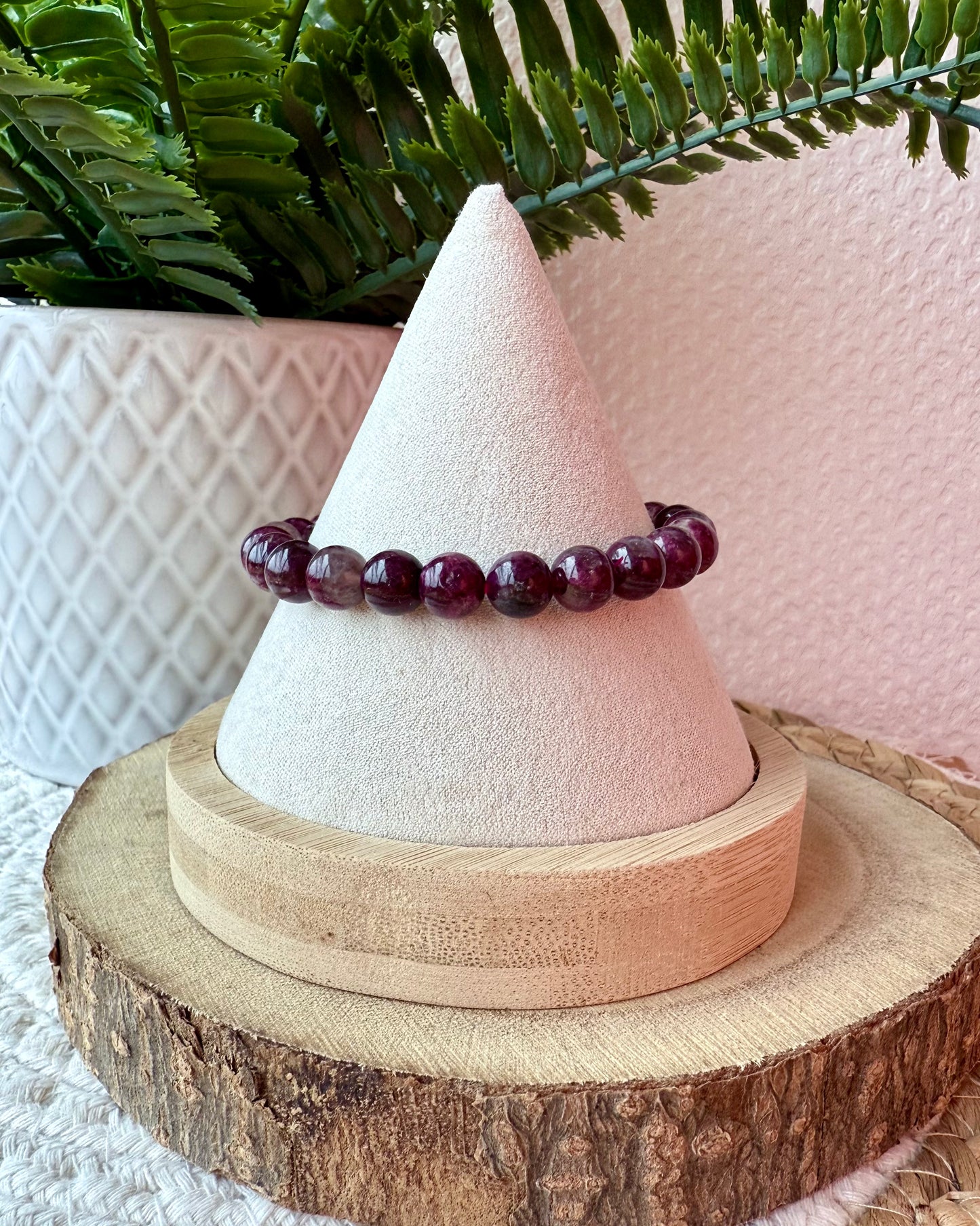 BRACELETS TOURMALINE ROSE