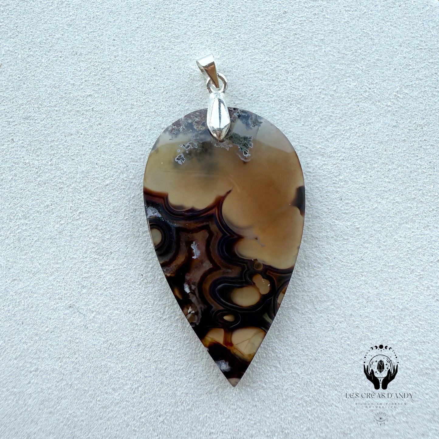 AGATE NOIR ORBICULAIRE