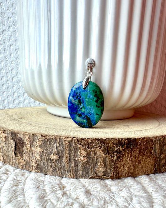 AZURITE-MALACHITE BLUE BIRD