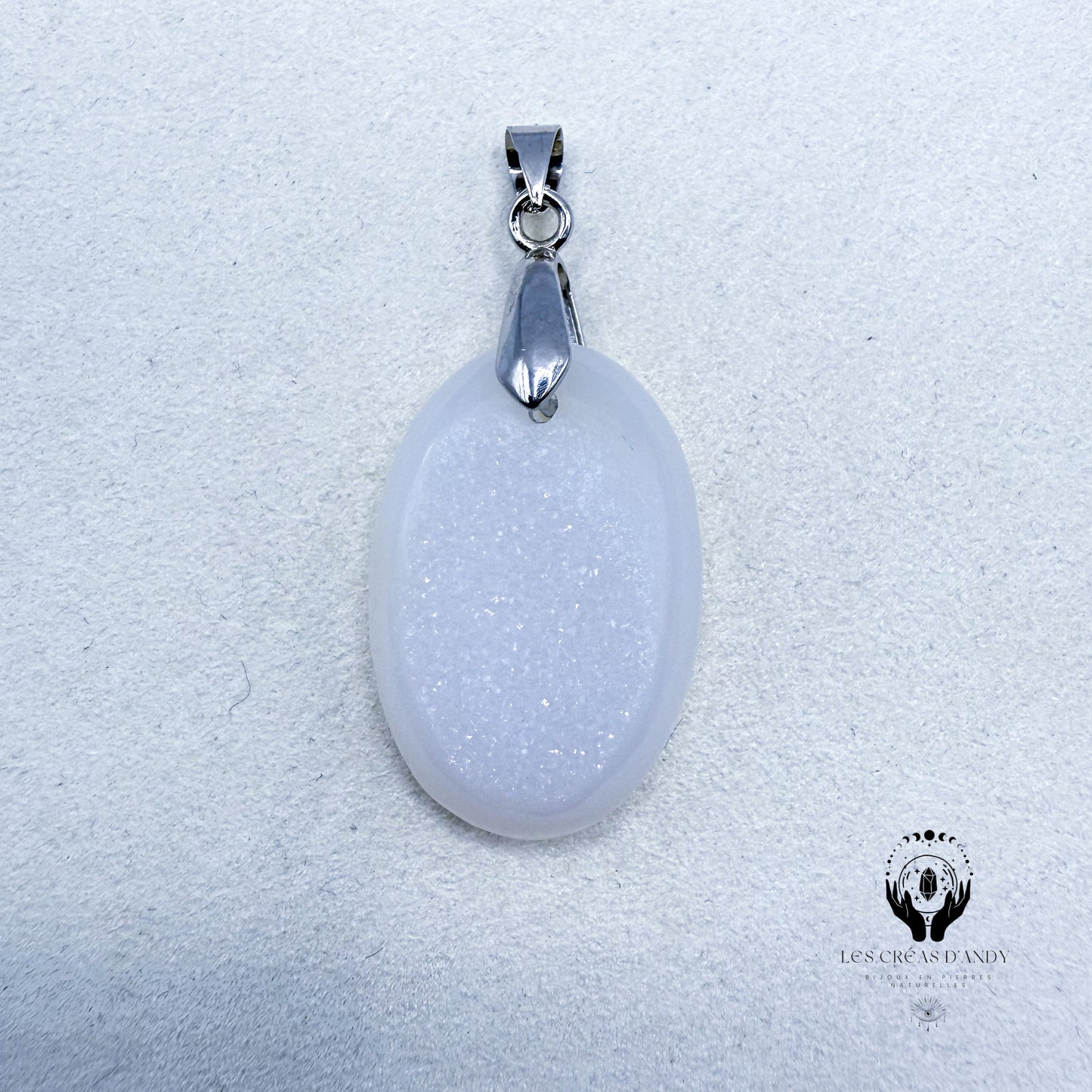 AGATE DRUZY BLANCHE