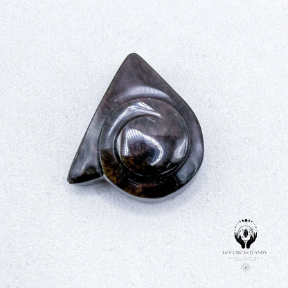 OBSIDIENNE MANTA HUICHOL