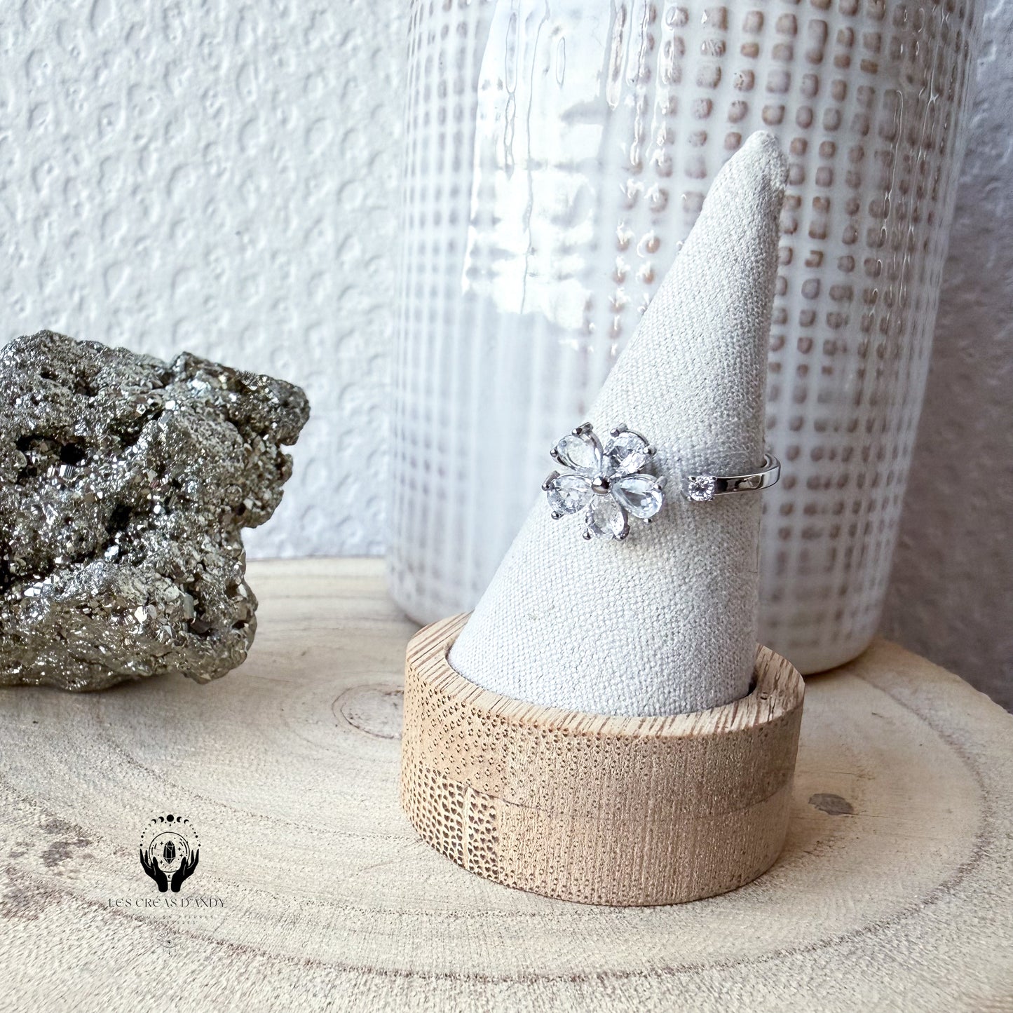 BAGUES ARGENT 925 REGLABLE FACETTE