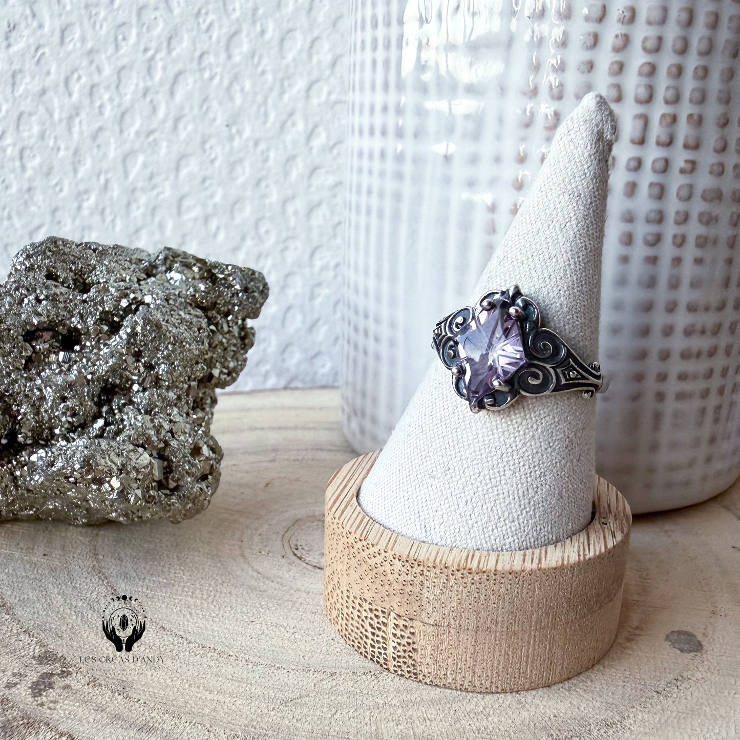 BAGUES ARGENT 925 REGLABLE FACETTE