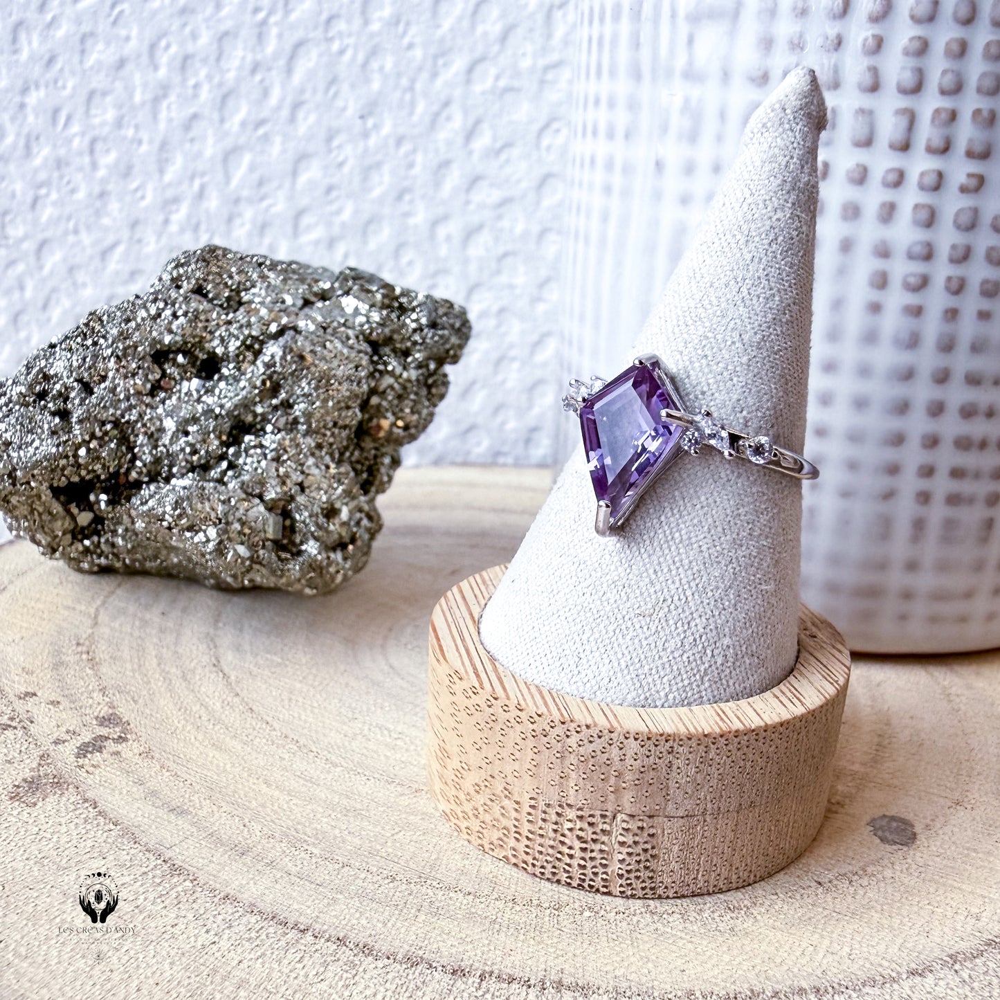 BAGUES ARGENT 925 REGLABLE FACETTE