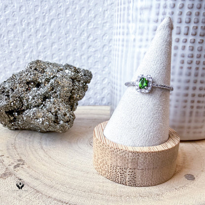 BAGUES ARGENT 925 REGLABLE FACETTE