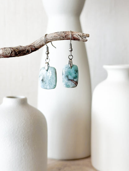 BOUCLES D'OREILLES LARIMAR