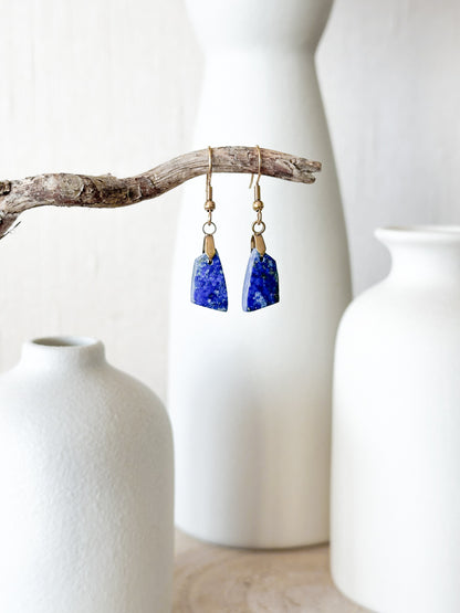 BOUCLES D'OREILLES LAPIS-LAZULI