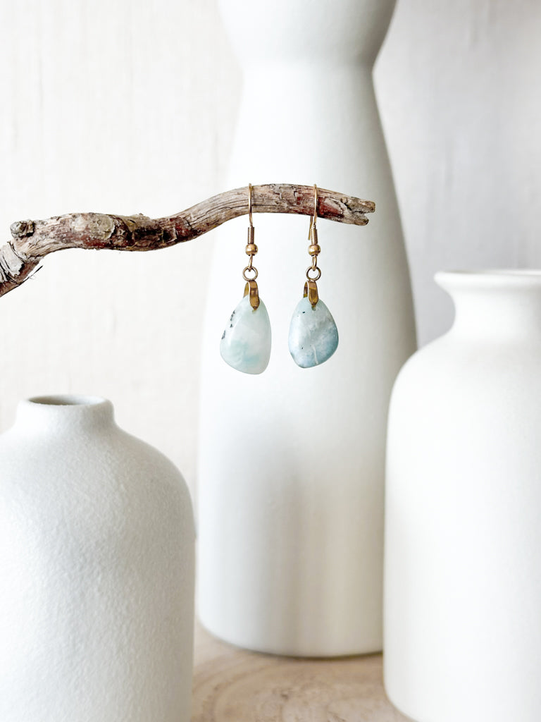 BOUCLES D'OREILLES LARIMAR