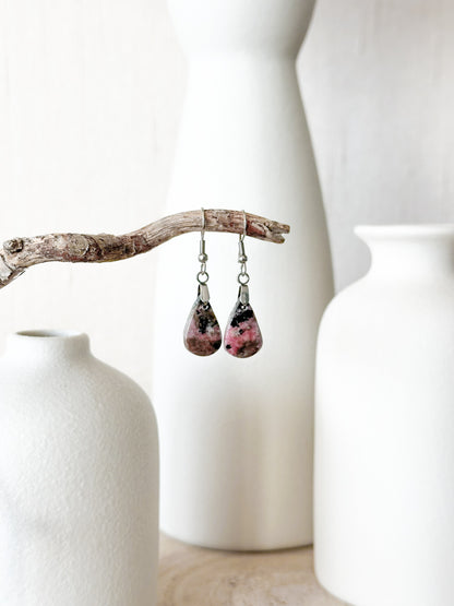 BOUCLES D'OREILLES RODHONITE