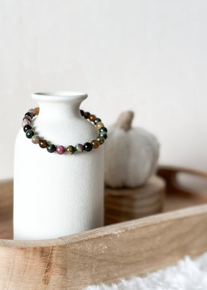 BRACELET EN TOURMALINE MULTICOLORE